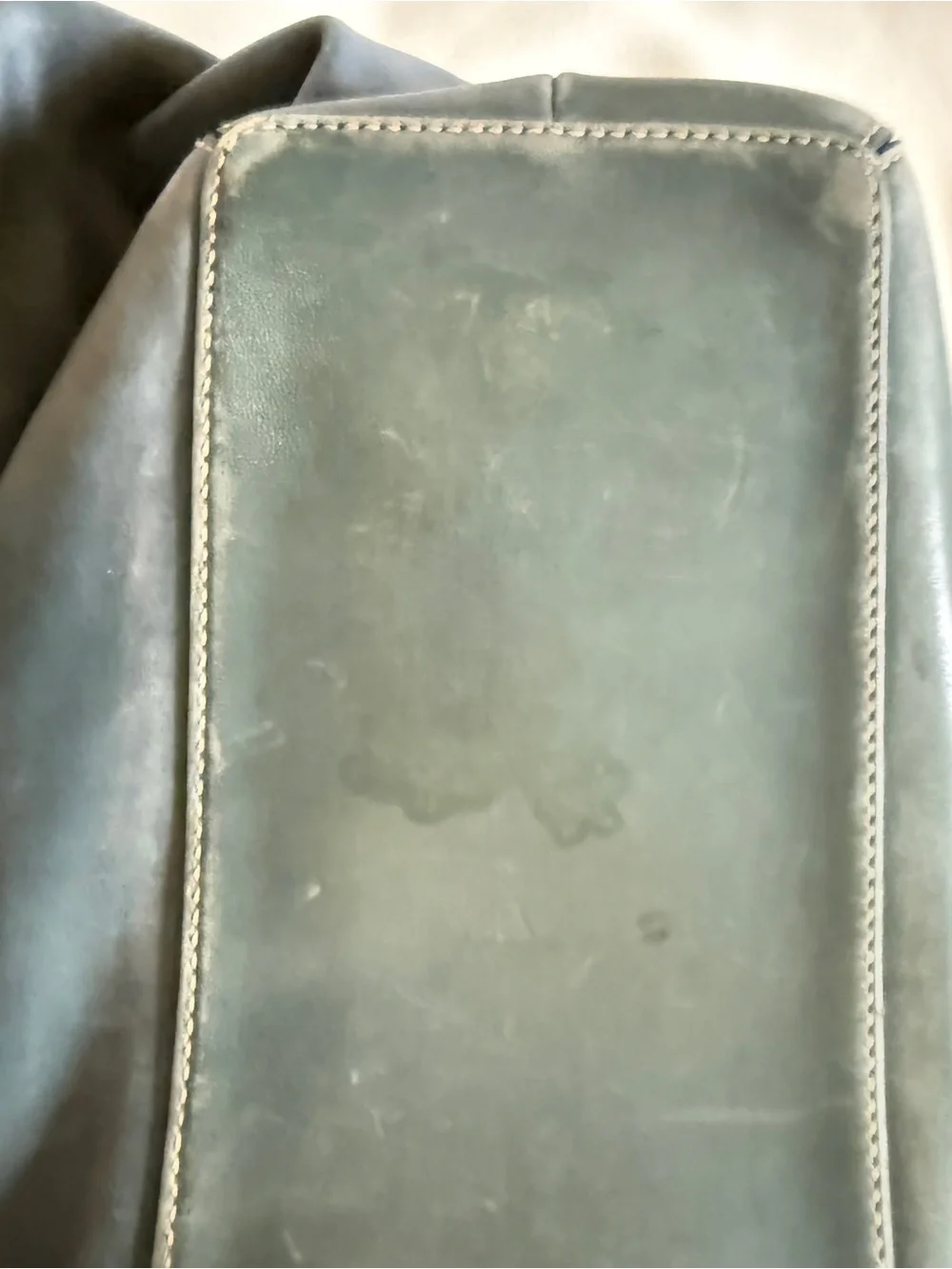 Coach Hampton Blue Leather Tote - Picture 11 of 13